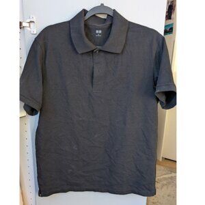 Uniqlo Men's Black Polo - Medium